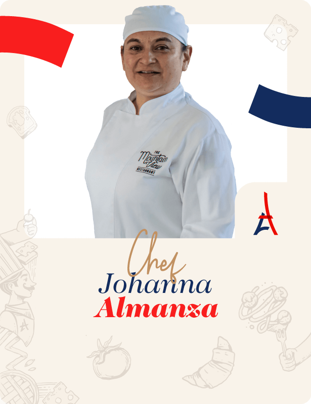Chef Johanna Almanza en Lycée Français Bogotá. Cocina francesa e internacional en colegio bilingüe en Bogotá.