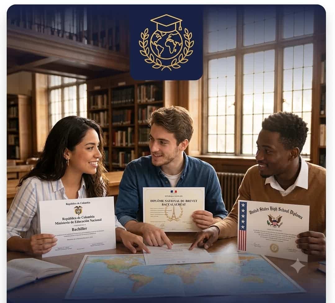 Estudiantes que buscan una educación internacional
